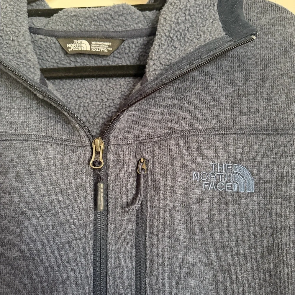 The North Face Navy Full-Zip Jacket